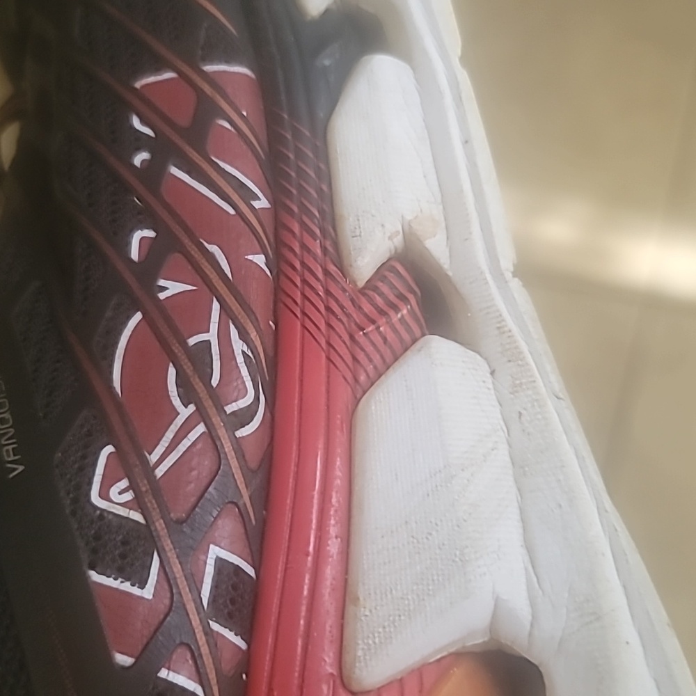 Hoka Black and Red Athletic Shoes SZ 12.5 - Picture 10 of 13
